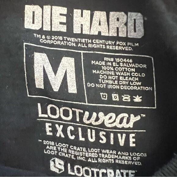 Die Hard Women’s Fit size Medium Welcome to The Party, Pal! Christmas party tee - Picture 4 of 6